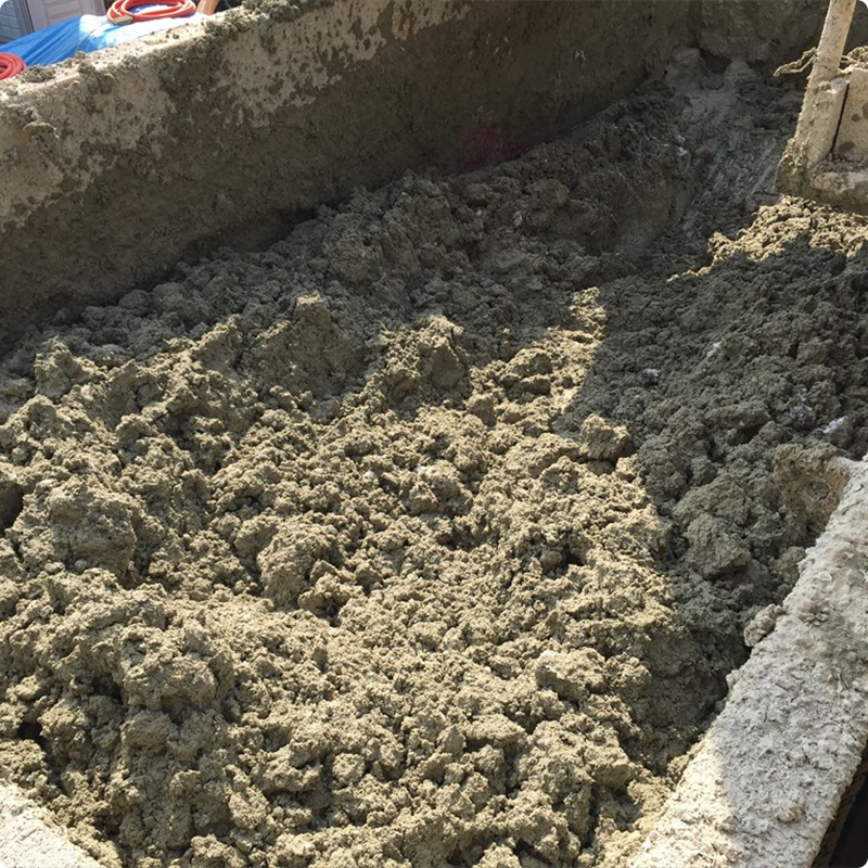 改良後の泥土